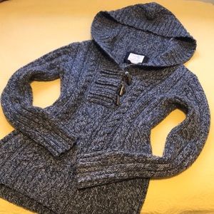 Old Navy Gray Hooded Sweater